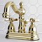 Kingston Brass KS1602BEX 4" Centerset Bathroom Faucet, Polished Brass KS1602BEX - alternate 3